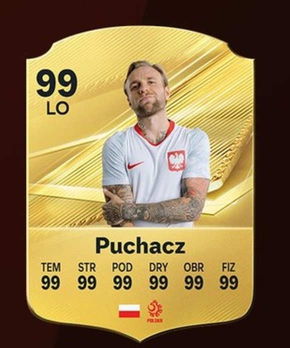 Tak zaprezentowano kartę TYMOTEUSZA PUCHACZA na oficjalnej prezentacji składu na mecz ze Szwecją XD